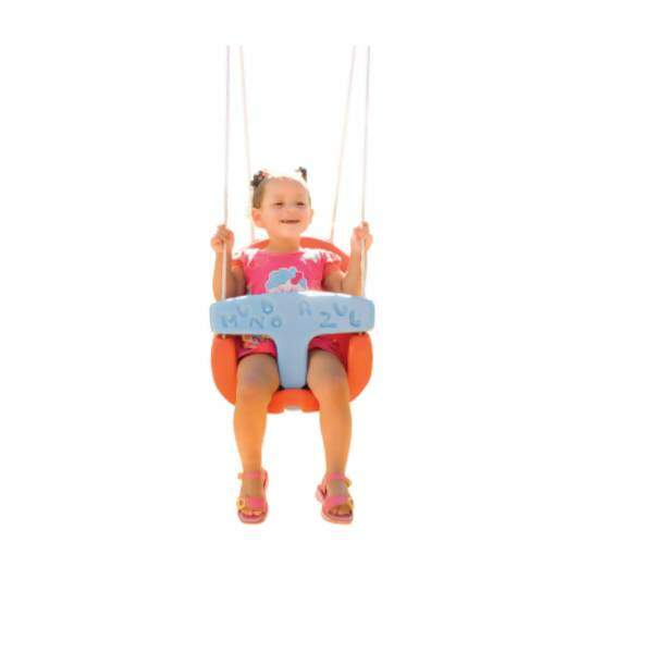 Baby Balanço Laranja Mundo Azul