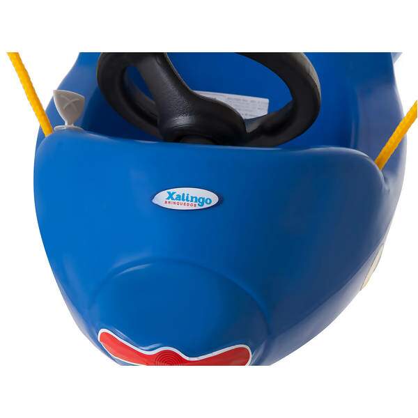 Balanço Infantil Avião Azul Xalingo