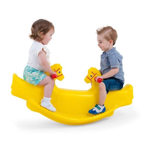 Gangorra Cavalinho Amarelo Xalingo