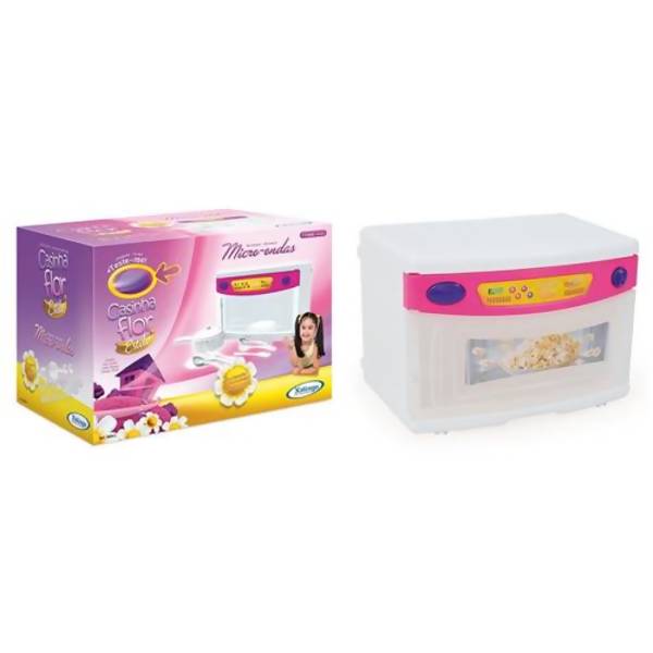 Microondas Casinha Flor Xalingo