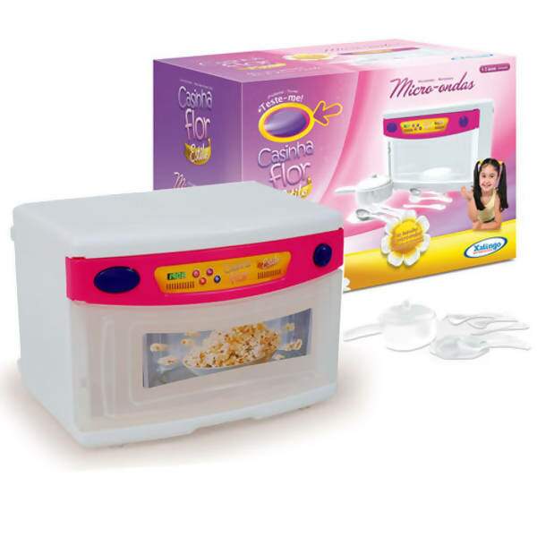 Microondas Casinha Flor Xalingo