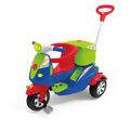 Triciclo Infantil Moto Uno c/ Som Farol Empurrador e Pedal