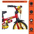  Bicicleta Infantil Mickey Disney com Rodinhas Aro 12 - Nathor 