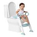 Assento Redutor com Escada Azul Infantil para Vaso Sanitário Buba